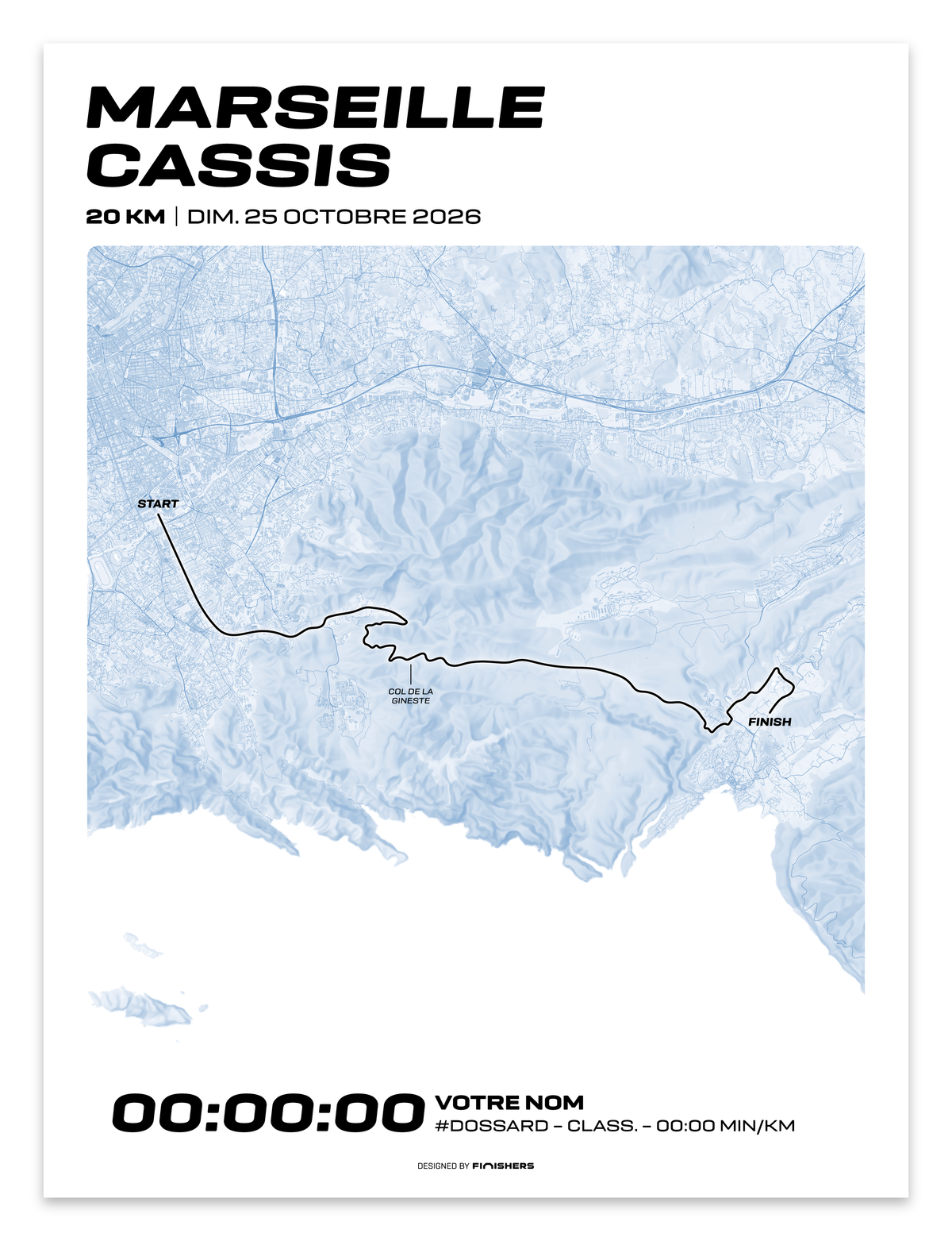 Affiche Officielle - Marseille-Cassis 2026