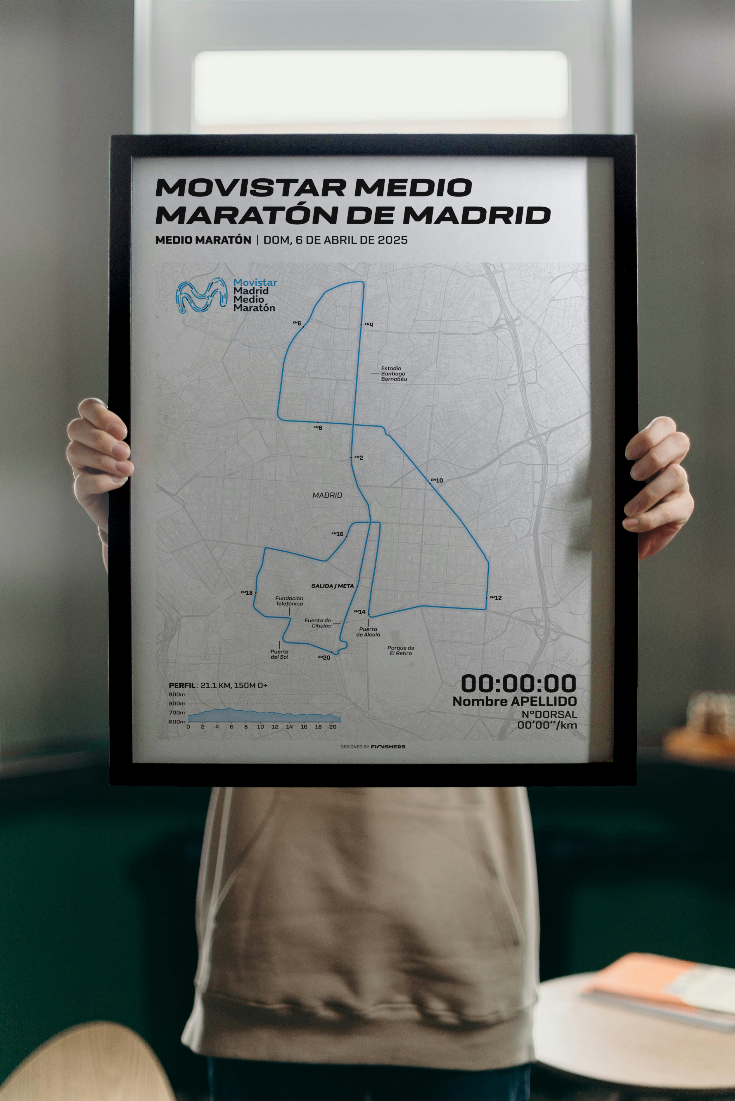 Affiche Officielle - Movistar Semi-Marathon de Madrid 2025