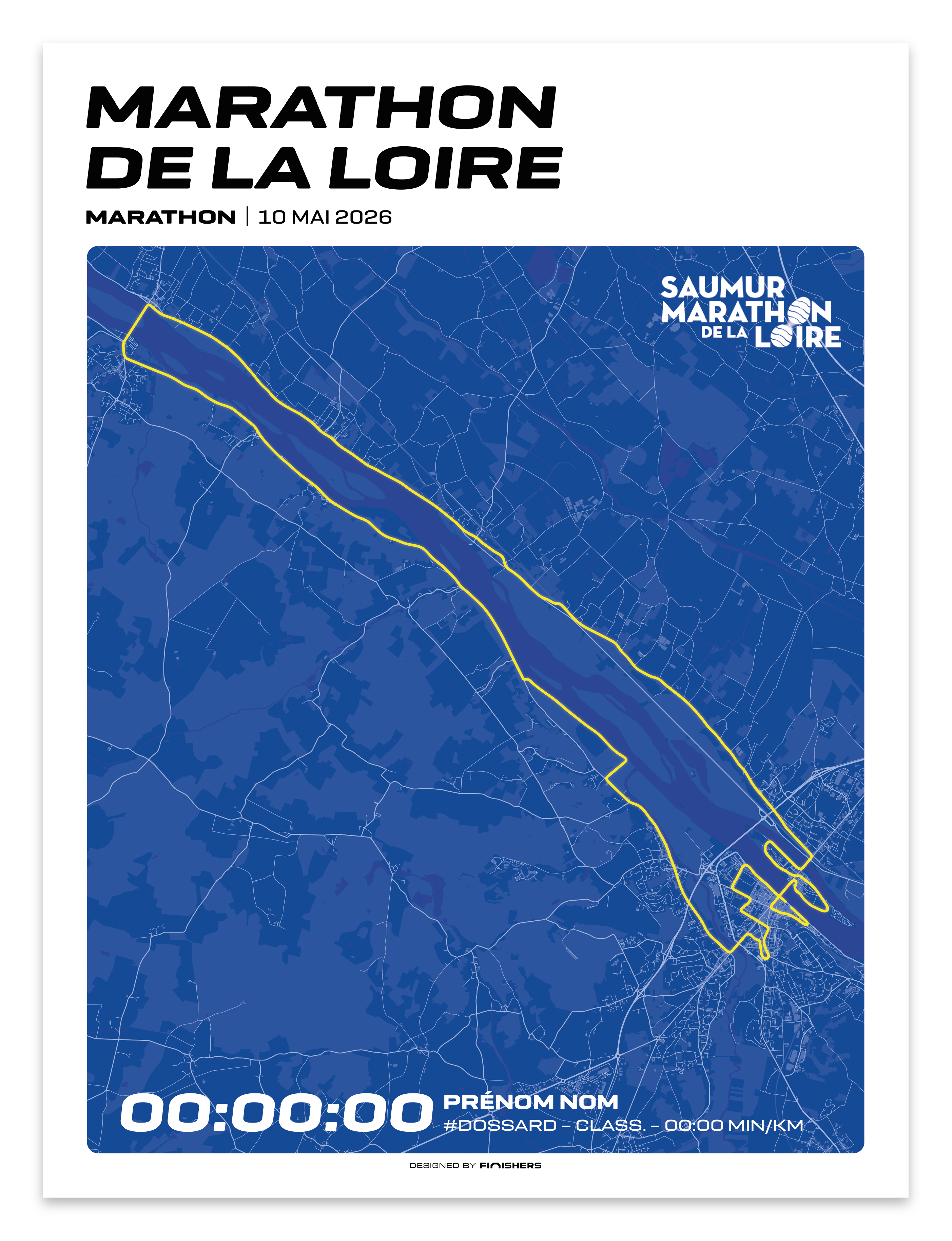 Affiche Officielle - Marathon de la Loire 2026