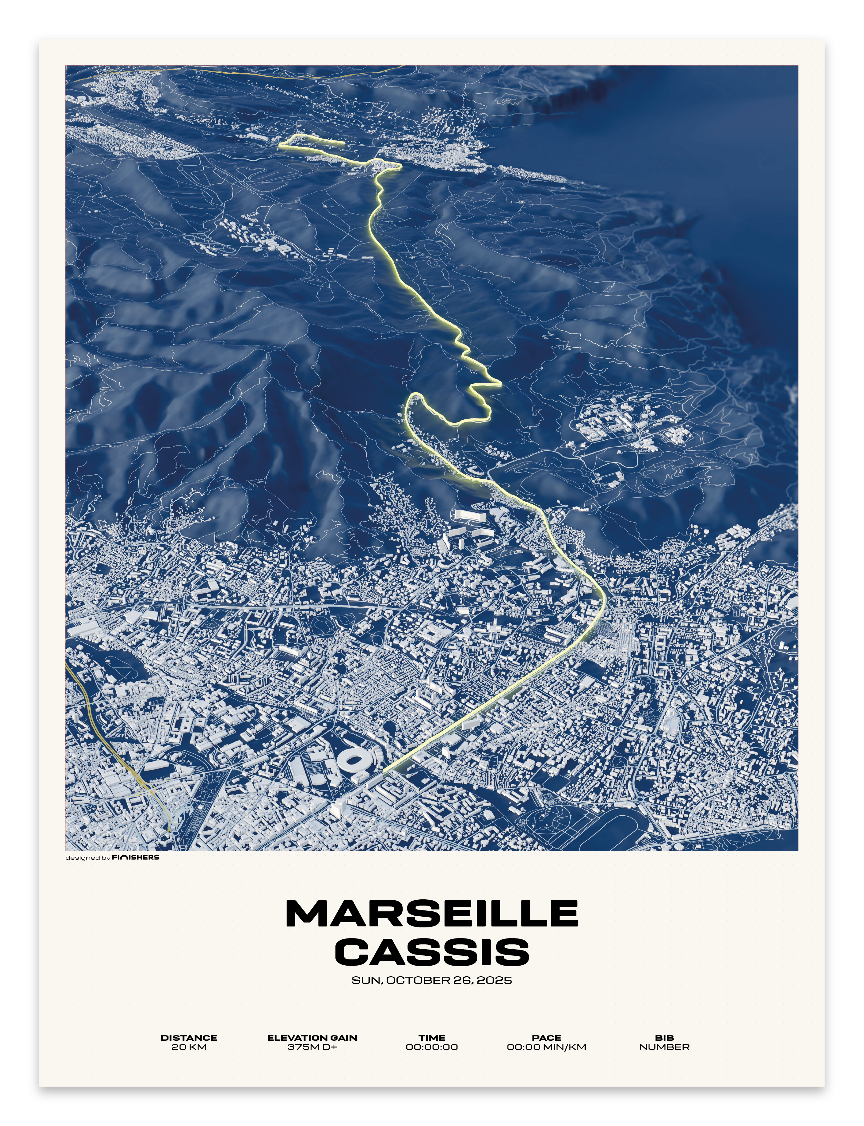 Affiche Officielle - Marseille-Cassis 2025