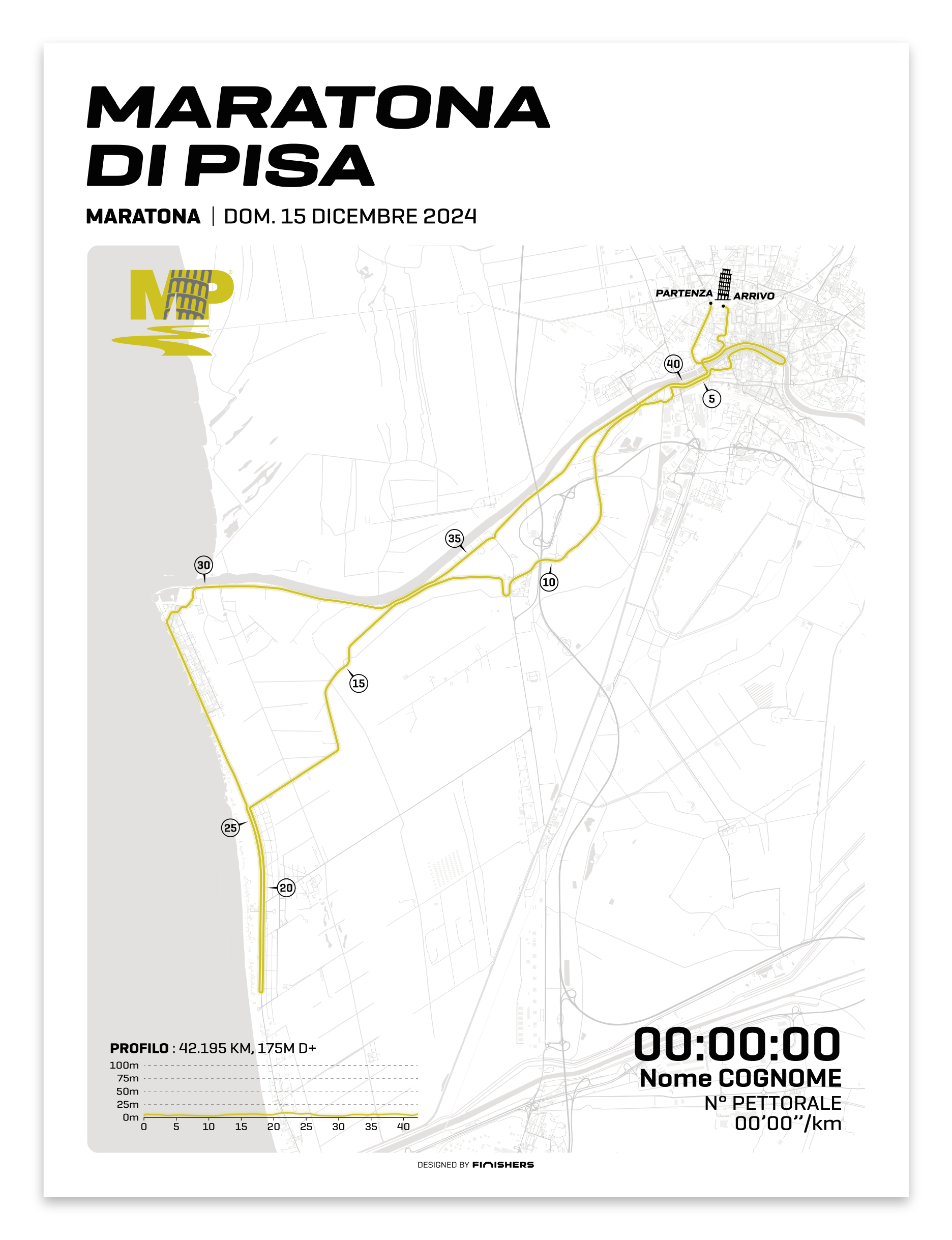 Official Poster - Pisa Marathon