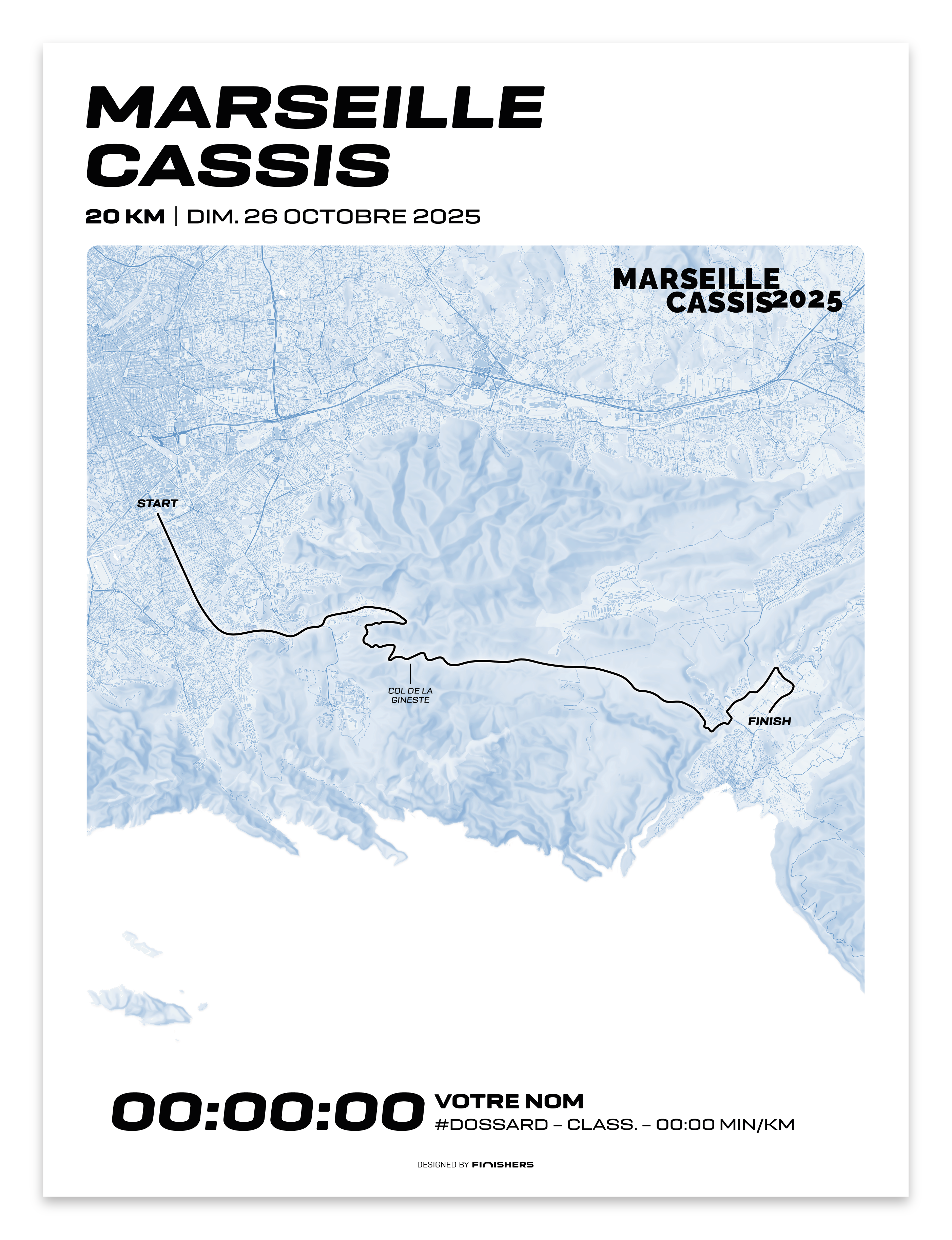 Affiche Officielle - Marseille-Cassis 2025