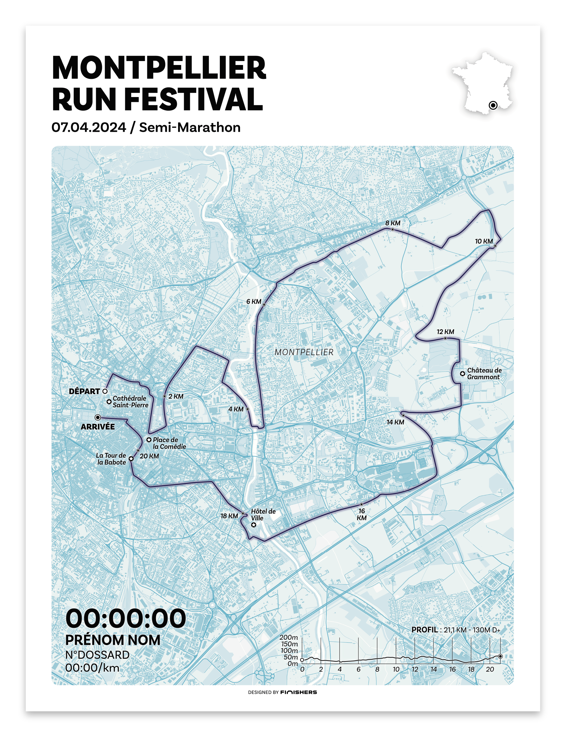 Poster - Montpellier Run Festival