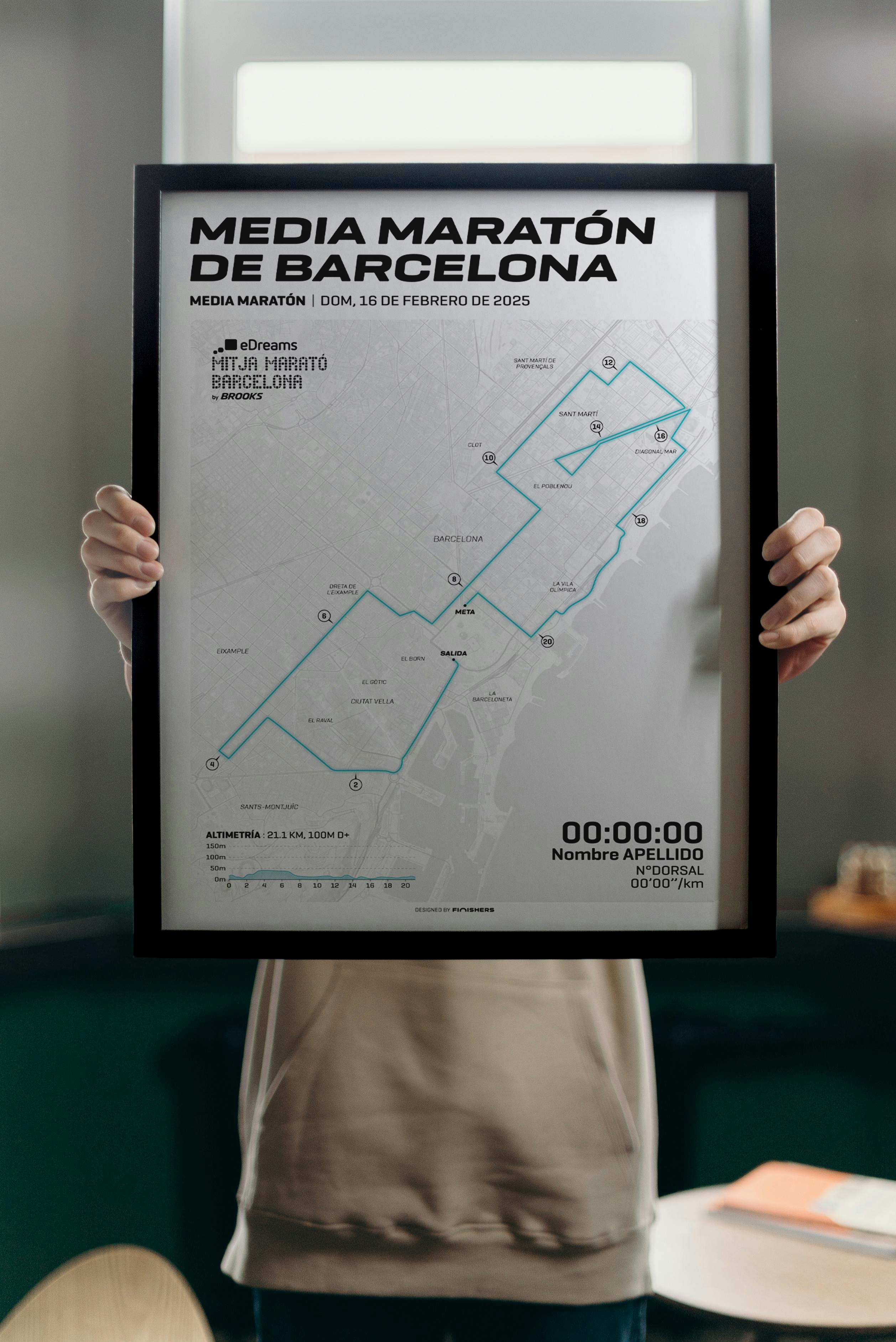 Affiche - eDreams Semi-Marathon de Barcelone 2025