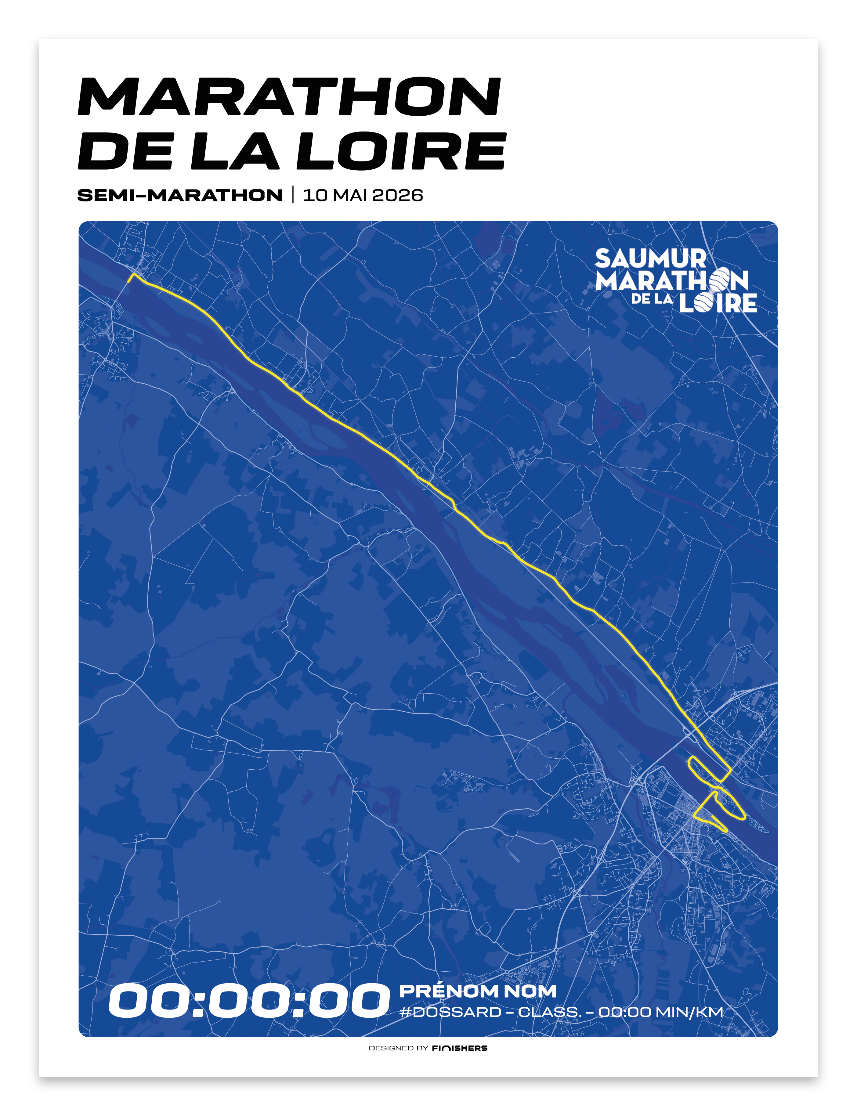 Affiche Officielle - Marathon de la Loire 2026
