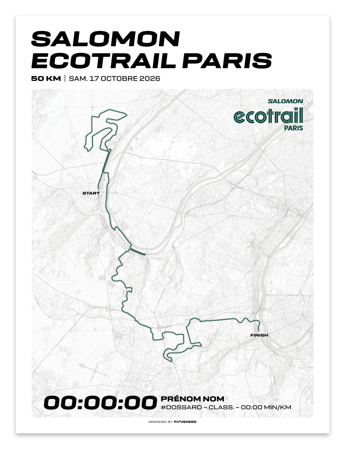 Affiche Officielle - Salomon EcoTrail Paris 2026