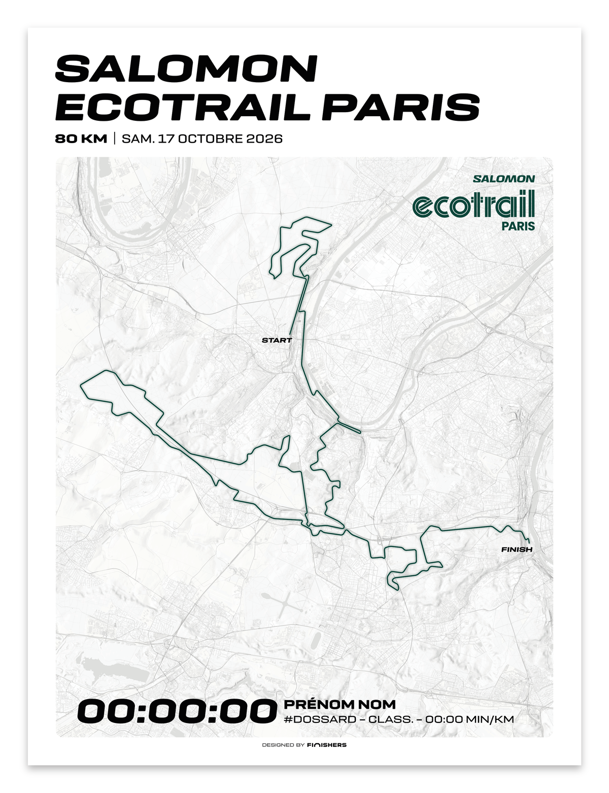 Affiche Officielle - Salomon EcoTrail Paris 2026
