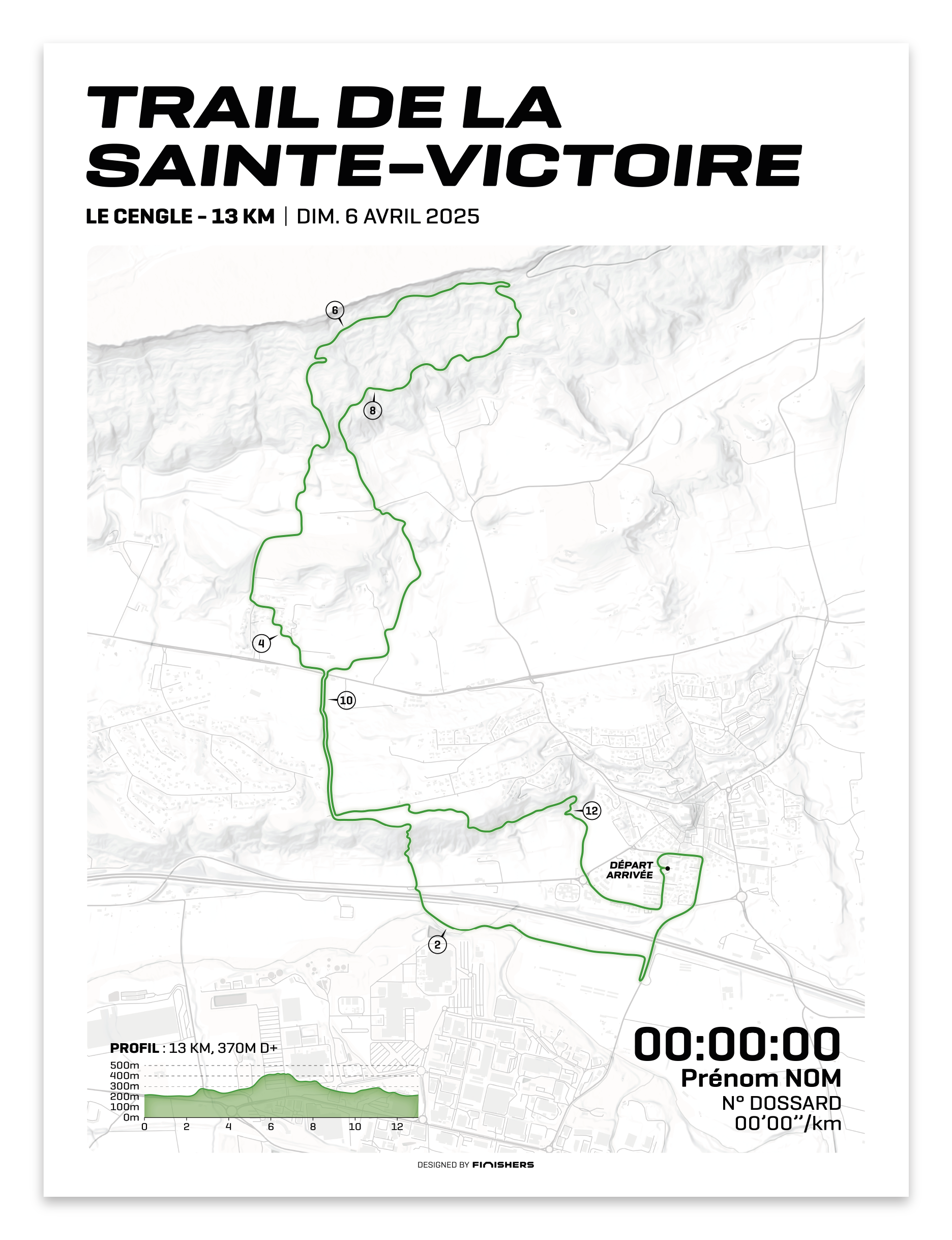 Affiche officielle - Trail de Sainte Victoire