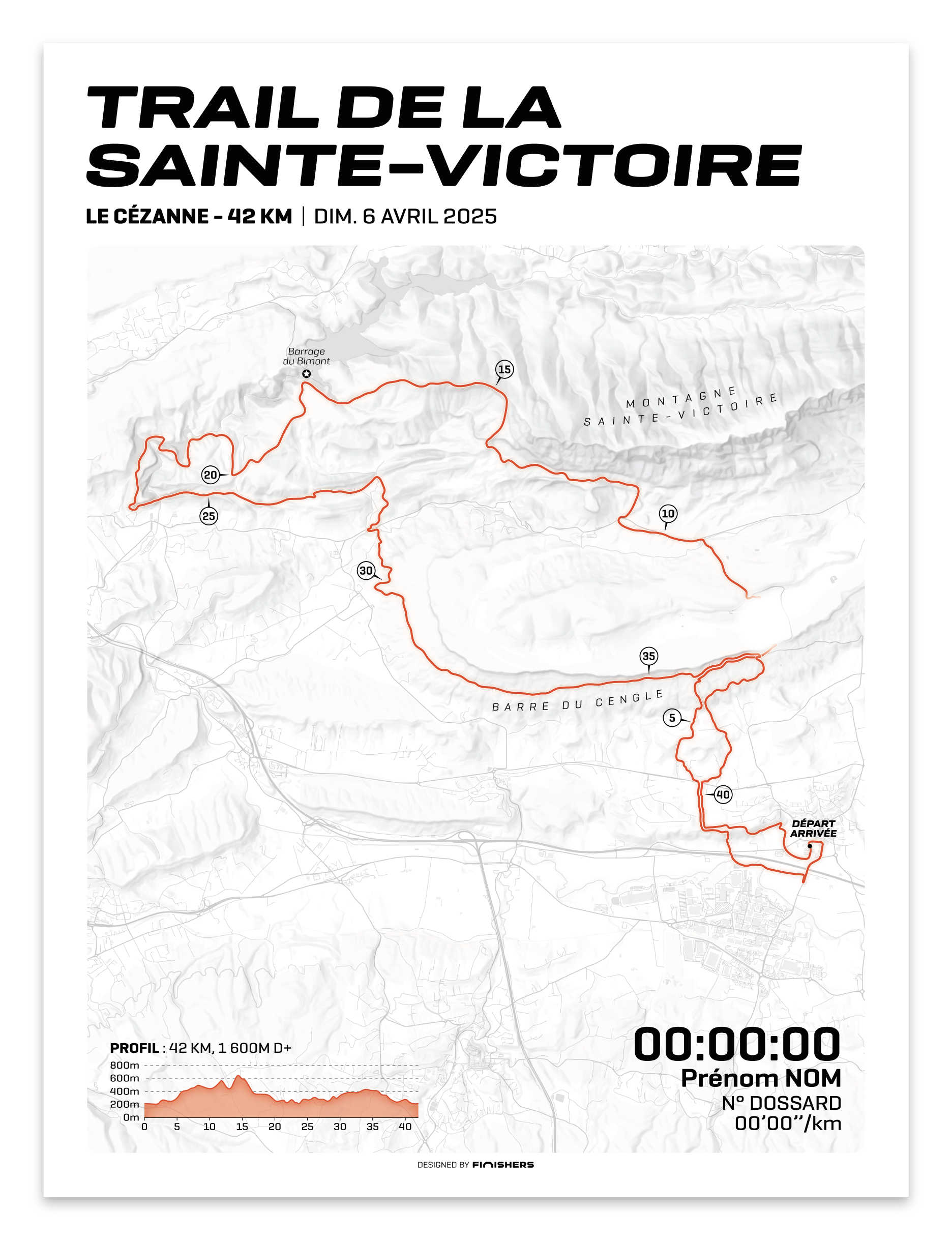 Affiche officielle - Trail de Sainte Victoire