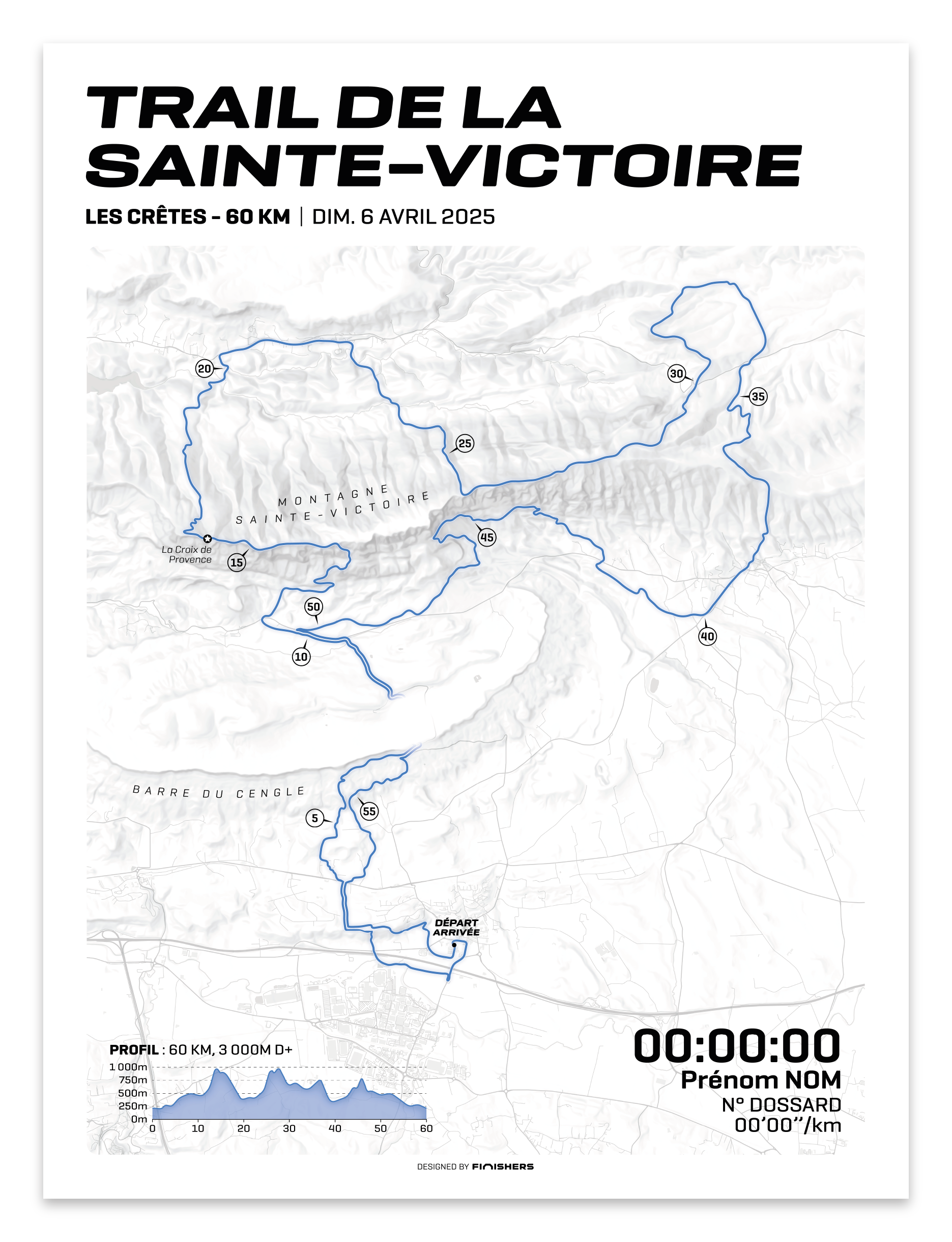 Affiche officielle - Trail de Sainte Victoire